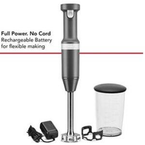 Kitchenaid Cordless Variable Speed Hand Blender. BRAND NEW IN BOX MATTE BLACK
